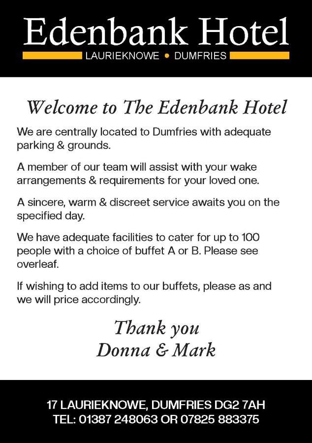 Edenbank Hotel Dumfries Dış mekan fotoğraf
